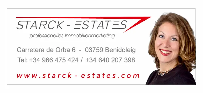 Starck Estates – deutscher Immobilienmakler in Benidoleig bei Dénia an der Costa Blanca für Kauf und Verkauf von Immobilien