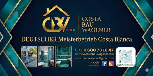 Costa Bau Wagener deutschsprachiger Meisterbetrieb für Sanierung, Umbau, Fliesenarbeiten und Poolbau an der Costa Blanca