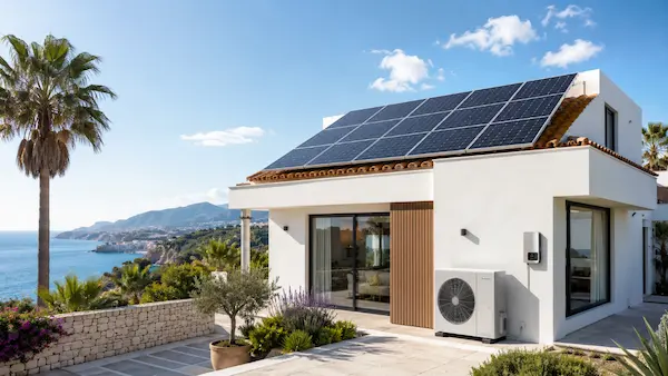 Moderne Villa an der Costa Blanca mit Photovoltaik-Anlage und nachhaltiger Energietechnik