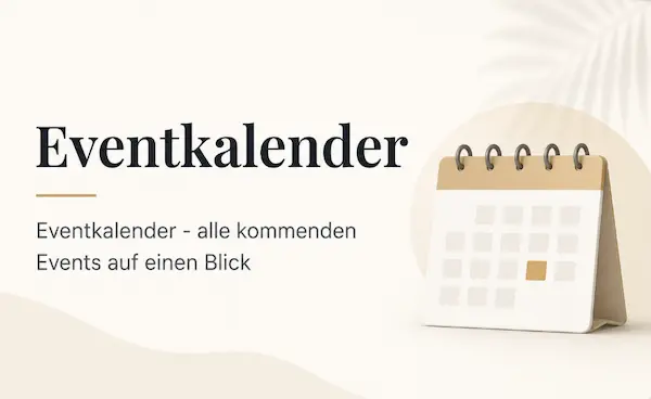 Eventkalender – alle kommenden Events auf einen Blick